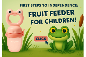 Pirmie soļi uz patstāvību: Food feeder - barošanas sietiņi!