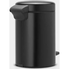 BRABANTIA atkritumu tvertne ar pedāli NewIcon, 3 l, Matt Black