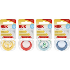 NUK 736751 Smoczek uspokajający silikonowy 6-18m STAR