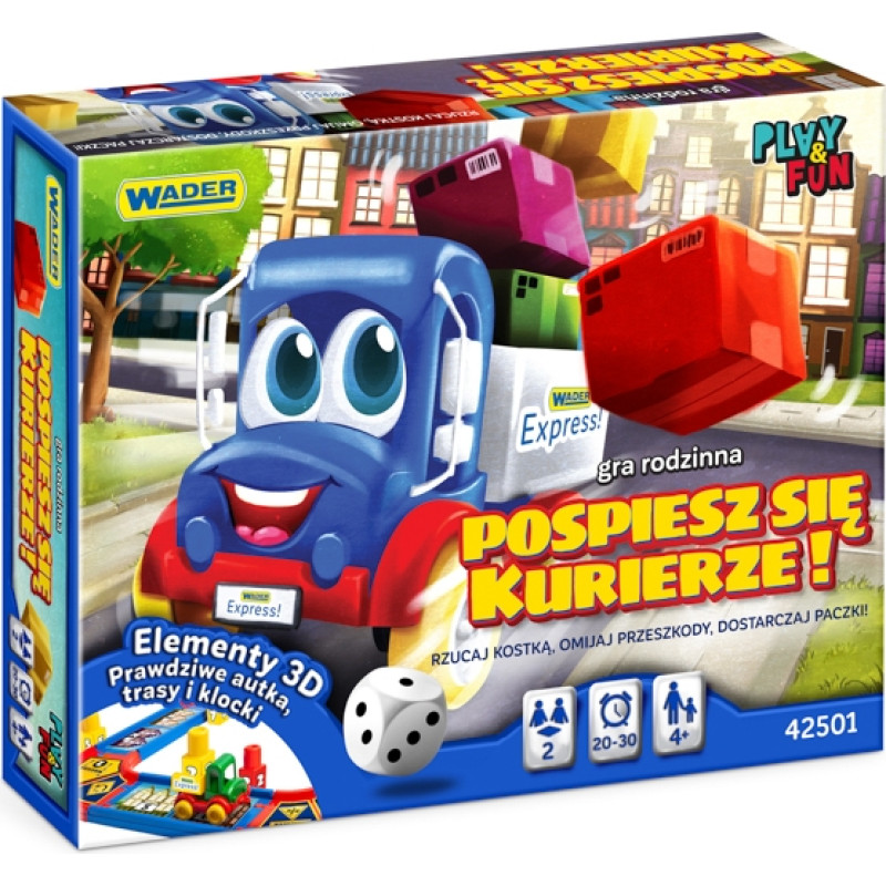 Wader 42501 Play & fun Pośpiesz się kurierze gra rodzinna