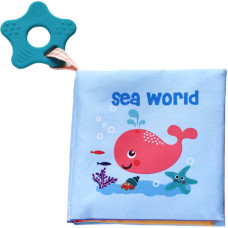 Educational cloth book with teether Sea world