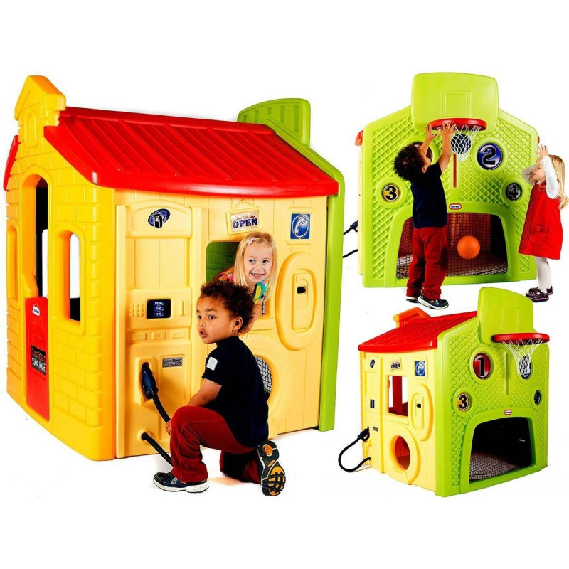 Little Tikes Tikes Town Playhouse-Evergreen