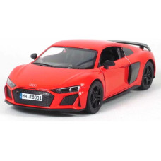 Kinsmart automašīna, 2020 Audi R8 Coupé, sarkana