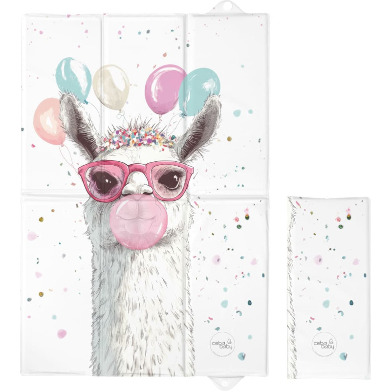 Cebababy CEBA 305-000-782 Składana mata do przewijania 40x60 Basic Crazy Llama