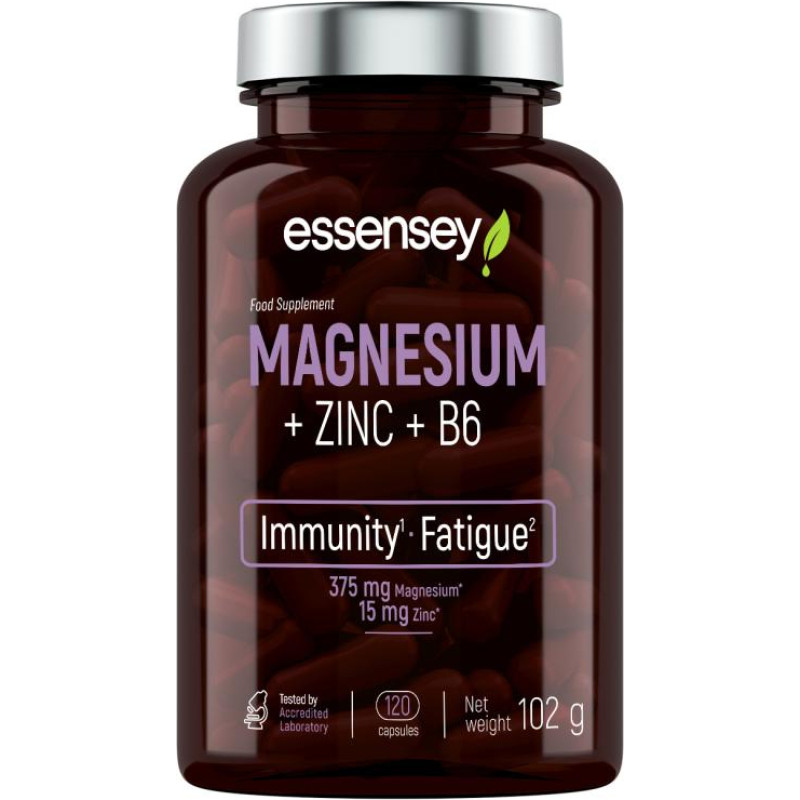 Trec Magneesium TREC ESSENSEY MAGNESIUM+ZINC+B6 120 kapslit