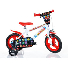 Bimbo Bike Bērnu velosipēds Bimbo Bike 12'' ''MONSTER'', melns/ sarkans/ balts