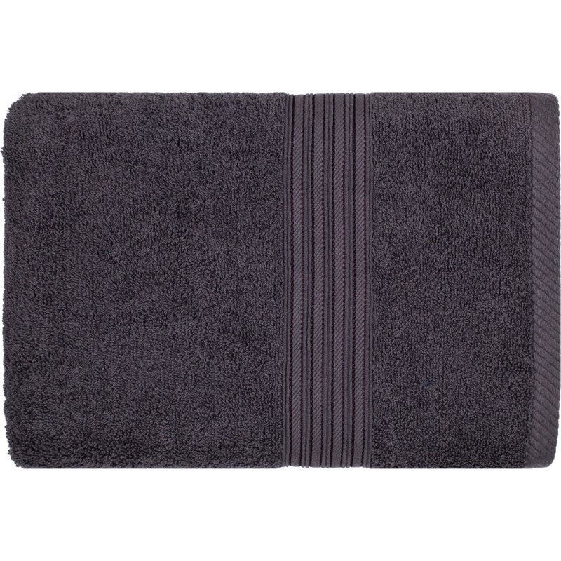 TOWEL LINTEO 70X140 TERRY STEEL GREY 500G/M2