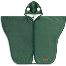 Sensillo CAR SEAT PONCHO GREEN PLUSH