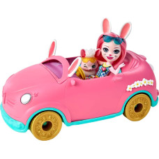 Enchantimals lelle 09053 BREE BUNNY ar BunnyMobile transportu