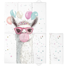 Cebababy CEBA 305-000-782 Składana mata do przewijania 40x60 Basic Crazy Llama