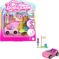 Barbie Mini BarbieLand lelle un transportlīdzeklis HYF42