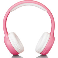Lenco on-ear austiņas ar Bluetooth bērniem, rozā - HPB-110PK