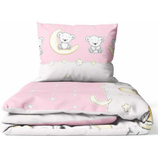 Ankras Gultas veļas komplekts no 2 daļām - 135x100, 40x60 - LEON - PINK