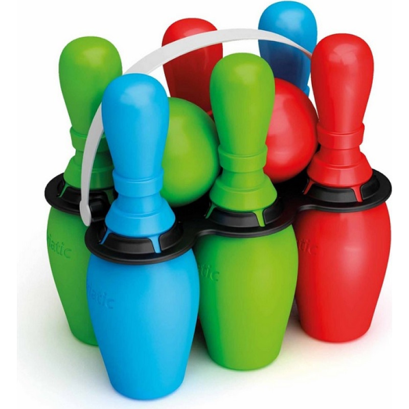 Adriatic Boulings komplekts, 6 ķegļi un 2 bumbas