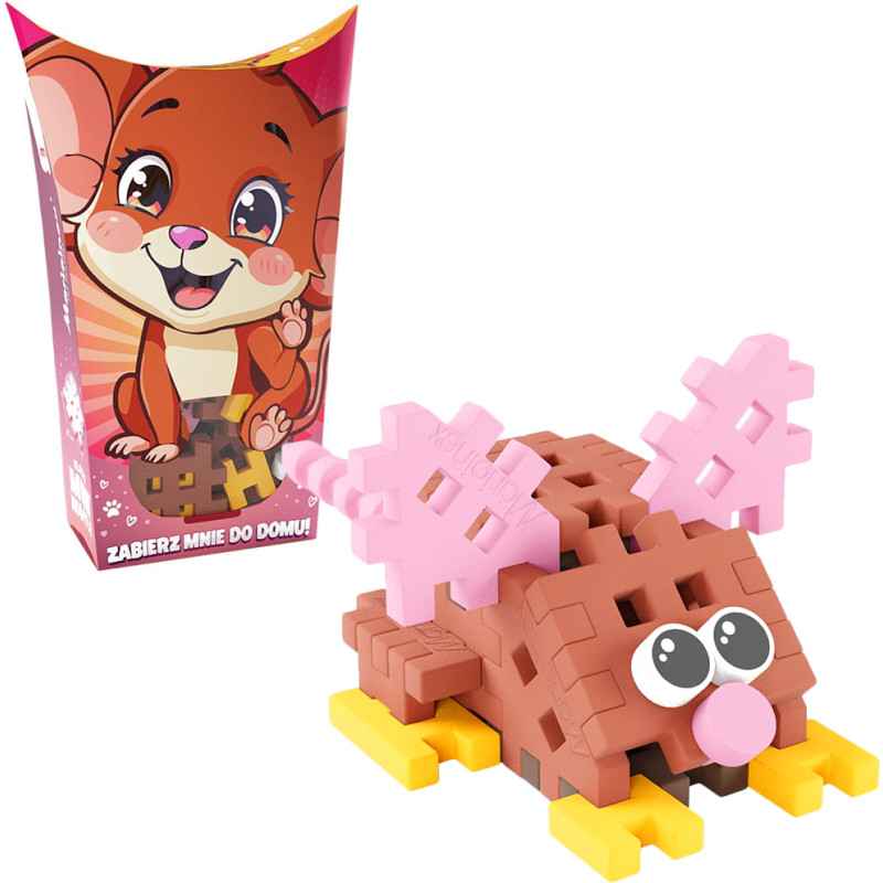 MINI WAFFLE POCKET PETS MYSZ 25 ELEM.