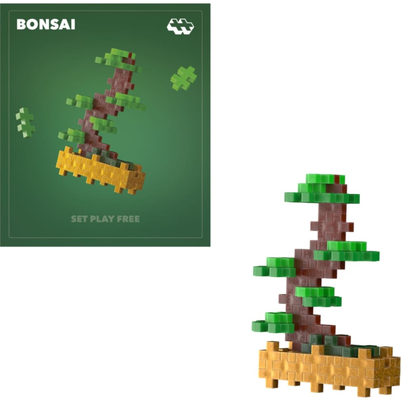 Plus Plus konstruktors AUGI - zaļais bonsai