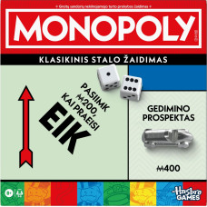 Monopoly Настольная игра Классическая Монополия (на литовском языке.)