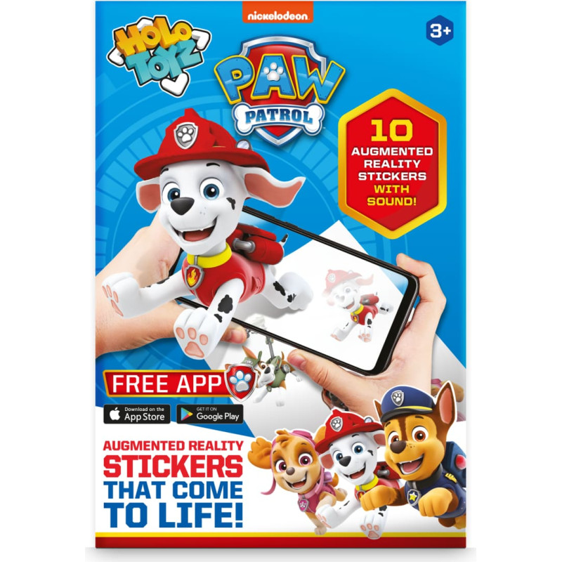 PAW PATROL uzlīmju komplekts, 10 gab., HTPPST100