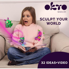 Okto Rado&scaron;ais komplekts Air clay Modelē&scaron;anas masas - komplekts 18 krāsas