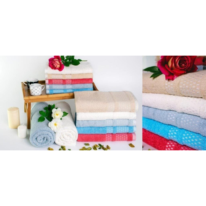 RĘCZNIK TIARA 100X150 FROTTE 500G SZARY