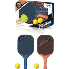 Pickleball puidust reketite komplekt