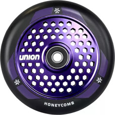 Union Ratas tõukerattale UNION Honeycomb Pro Scooter Wheel 110mm, must/polished purple