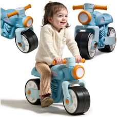 Falk skrējritenis / stumjamais motocikls Prem1er Retro, zils, 1+ gadiem