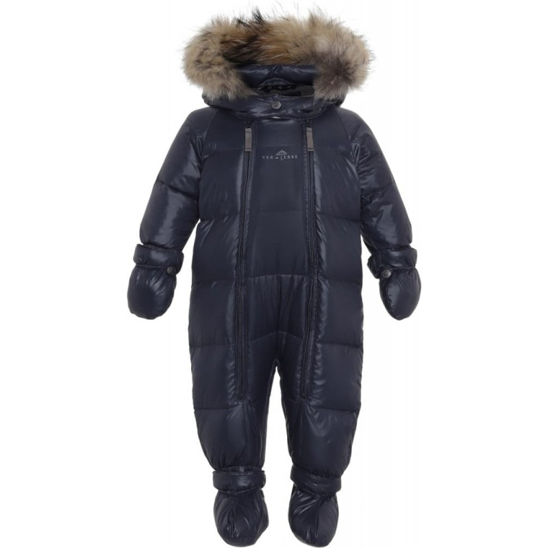 Ver De Terre Bērnu kombinezons ar kažokādu Ver de Terre, Navy 1m