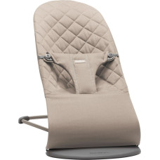 Babybjorn BabyBjörn Bliss atpūtas krēsls Sand Grey Woven Classic Quilt
