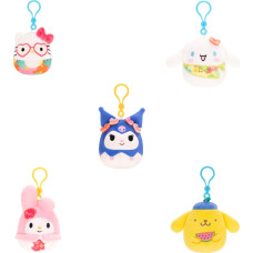 Squishmallows HELLO KITTY W25 Piespraužama plīša rotaļlieta, 8 cm