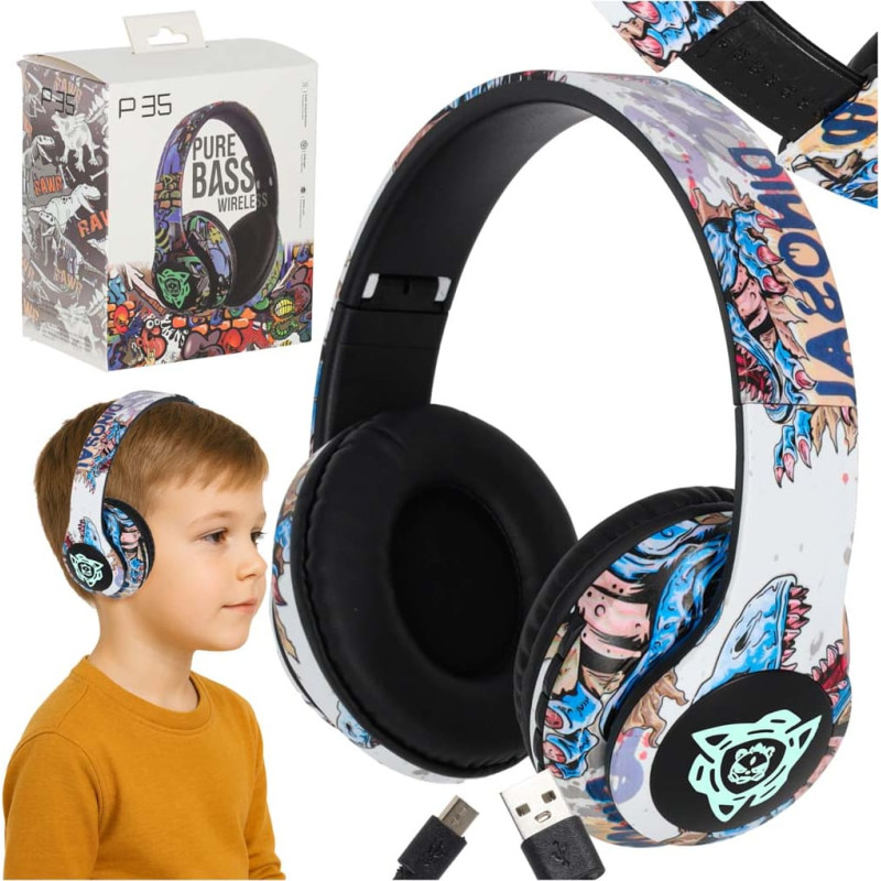 Bluetooth RGB Gaming Sport 150mAh bezvadu austiņas uz ausīm