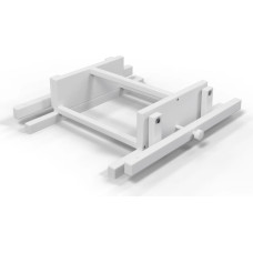 Ingvart Šķērsvirziena svārsts apaļai/ovālai gulai Smart white