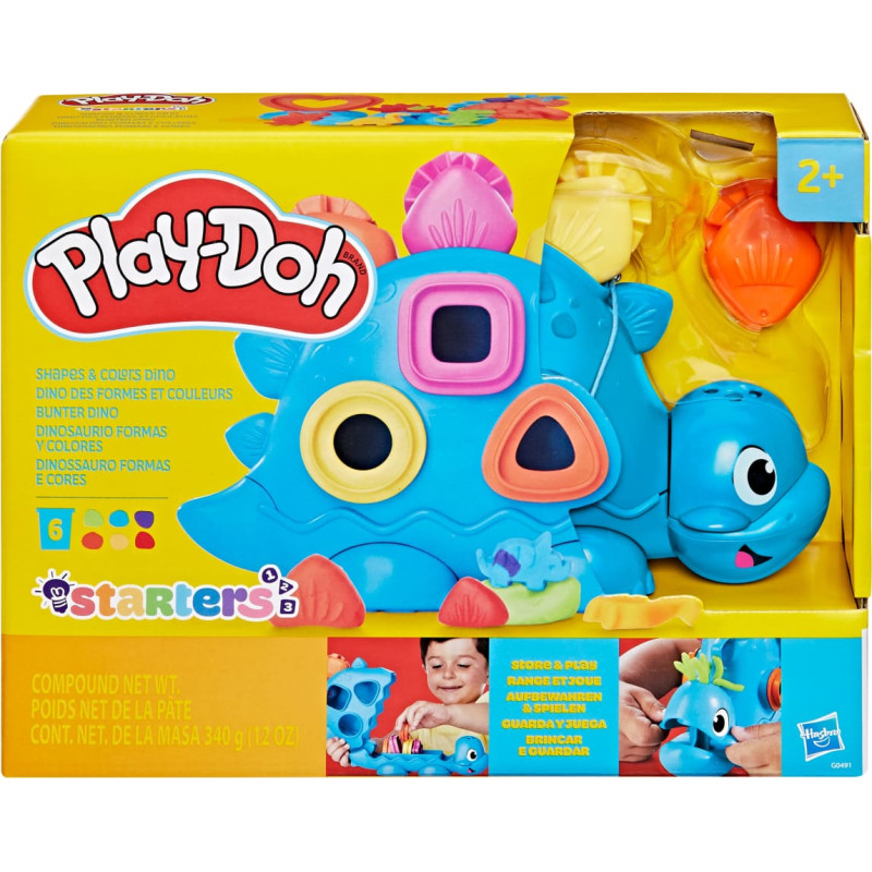 Hasbro Play Doh PLAY -DOH Rotaļu komplekts Shapes and Colors Dino