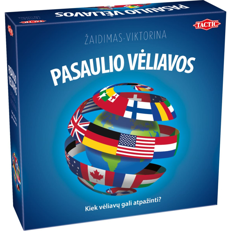Tactic Žaidimas &bdquo;Pasaulio vėliavos&ldquo;, lietuvių k.