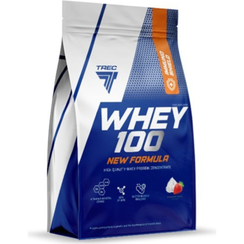 Trec Valgupulber TREC Whey 100 New Formula 700g, Creamy-Strawberry
