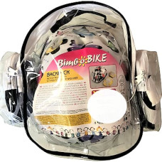 Bimbo Bike Veloķiveres, ceļgalu un elkoņu sargu komplekts bērniem, izmērs M, taureņi