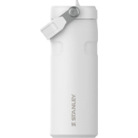 Stanley Termopudele ar salmiņu The IceFlow Bottle Flip Straw 2.0 0,47L balta