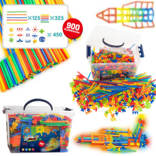 KLOCKI SŁOMKI 900 EL. ŚWIECĄCE W CIEMNOŚ