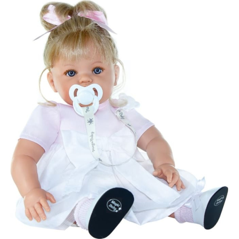 Magic Baby Lelle "Susi" rozā ar baltu kleitā