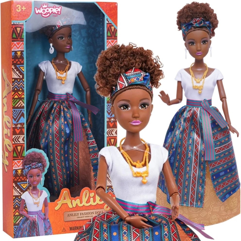 Woopie ROYAL Lalka Lili Mulatka w Eleganckiej Sukni