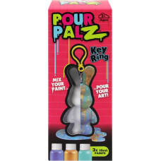 Pour Palz DIY Mini krāsojamais zaķis ar atslēgu piekariņu