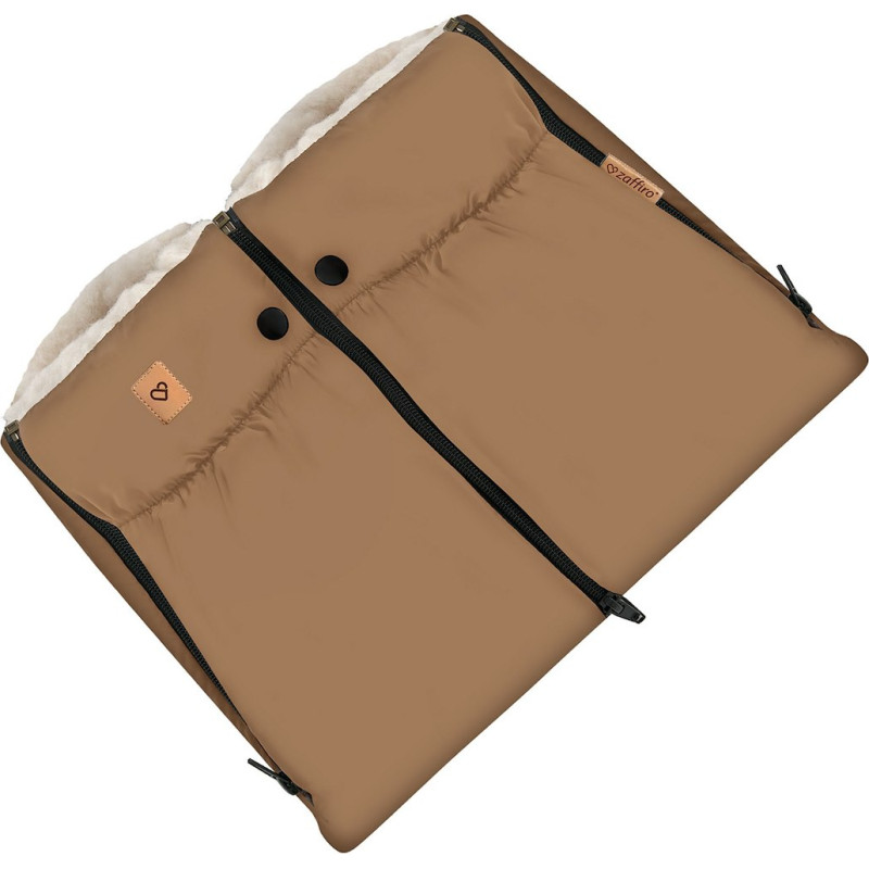 Two-parts hand muffs Aspen toffee