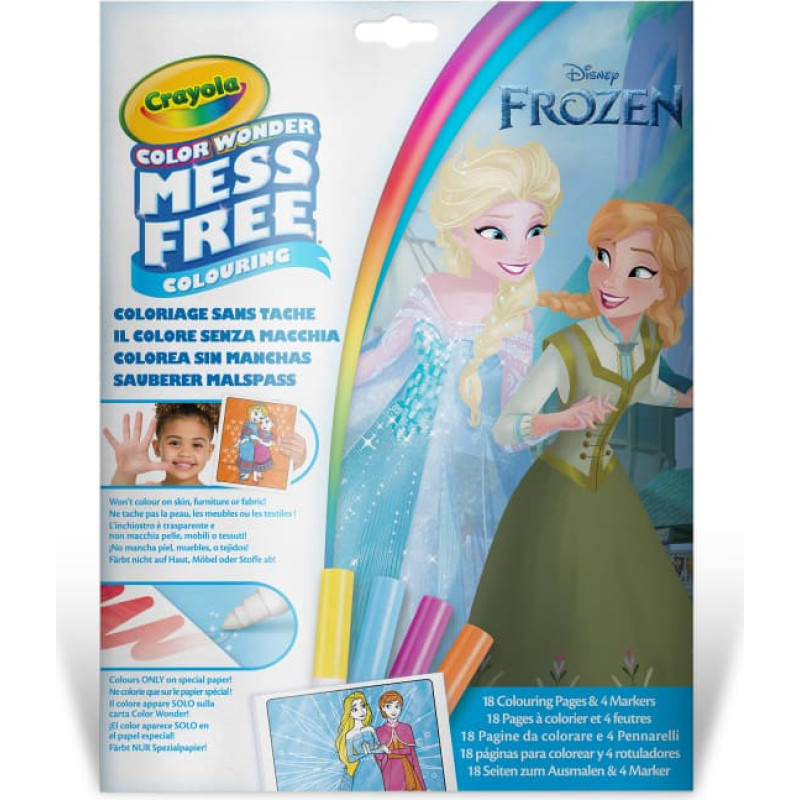Crayola FROZEN Color Wonder krāso&scaron;anas komplekts