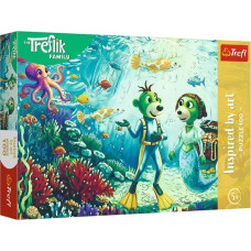 Trefl 16565 Puzzle 100 Magia głębin / Rodzina Treflik&oacute;w