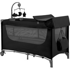 Baby cot 2 levels Nighty Night Black 2026