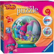 Ravensburger Apaļā 3D puzle, 72 gab., Trolls