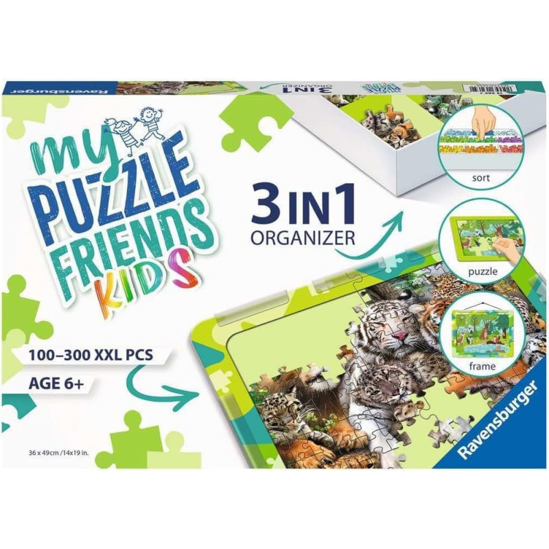 Ravensburger Bērnu pužļu organizators 3in1 Kids, 6+