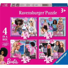 Ravensburger Puzle 4in1 Bārbija 3+
