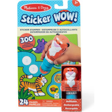 Melissa & Doug Uzlīmju grāmata MELISSA Sticker WOW! Aktivitā&scaron;u komplekts &ndash; Tīģeris