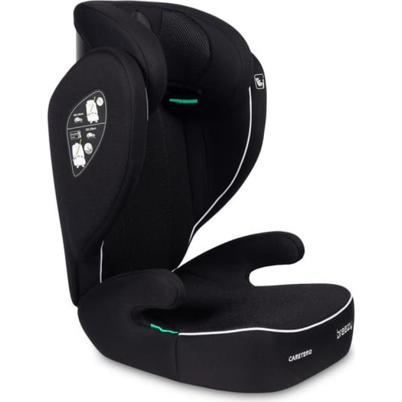 Caretero CAR SEAT BREEZY BLACK (100-150cm)